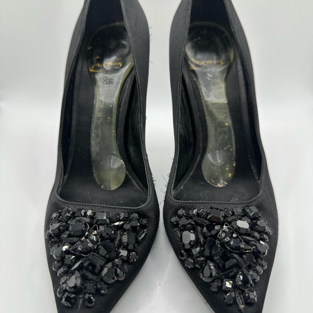 Burberry Black Embellished Pointed-Toe Women's Pumps
